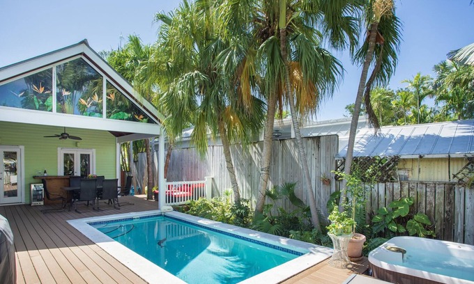 White Street Gallery District House | Birds of Paradise in Key West *monthly rental*