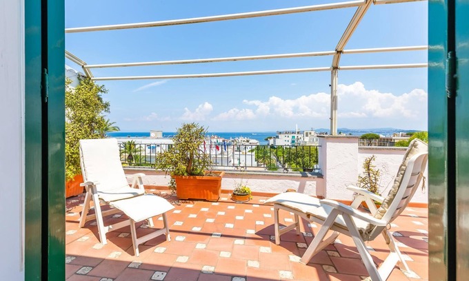 Ischia Porto Apartment | Blu Infinity Terrace on Ischia Center