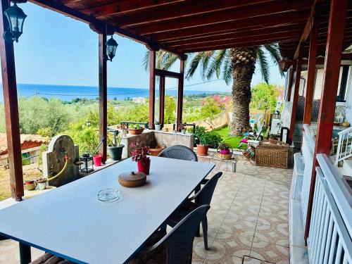 Makri Apartment | Blue Panorama Emerald with Amazing Sea View Balcony