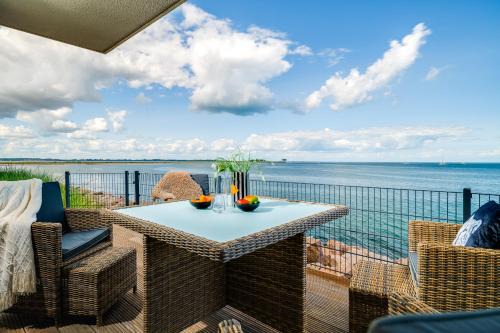 Kappeln Apartment | Blue Sea - exklusives Apartment mit finnischer Sauna und freiem Blick auf die Ostsee