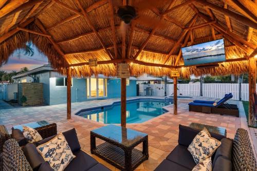 Royal Poinciana House | Blue Wave Retreat at Hollywood Beach home