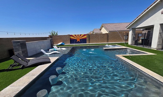 Fortuna Foothills House | Boater/atv getaway Huge heated pool with free private boat dock at lake Martinez