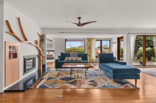 Wooded Area House | Boho-Style Point Loma Retreat Large Outdoor Deck