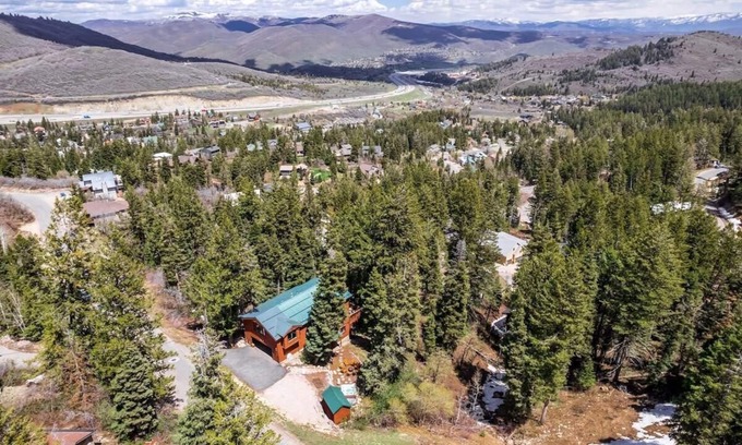 Summit Park House | Bright A-Frame | FirePit + Mtn Views + Hot Tub