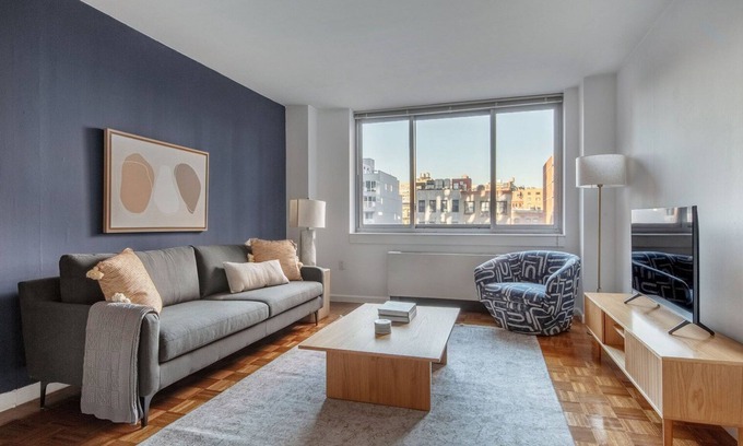 Bowery Apartment | Bright LES 1BR w/Elevator & W/D, nr Green Space, by Blueground