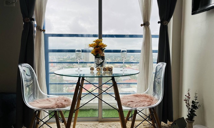 Cagayan de Oro Apartment | Bright Studio Sleeps 3 With Parking and City View