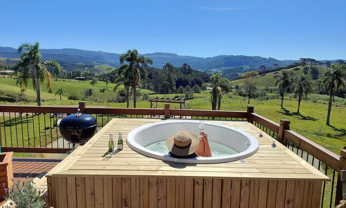 Rancho Queimado Cabin | Cabana Pôr-do-Sol - Rancho Queimado-SC