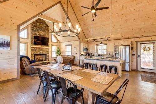 Blue Ridge House | Cabin with Hot Tub and Sauna 5 Mi to Dtwn Blue Ridge!