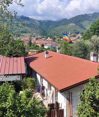 Stiava House | Camera in villa con piscina