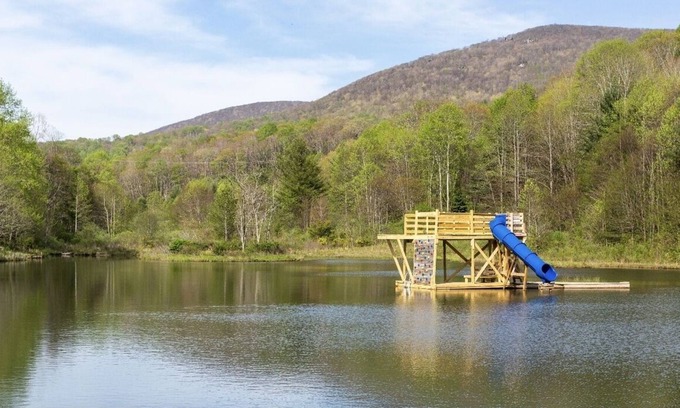 Todd RV Rental | Camp Bigfun: Hidden Gem Glamping Cabin Solar Power Off Grid