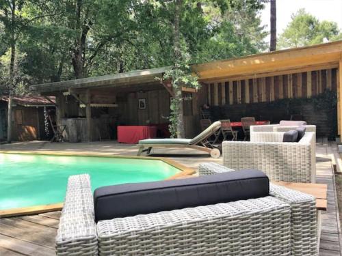 Lege-Cap-Ferret Ski Chalet | Cap Ferret Villa Grand Chalet Bois