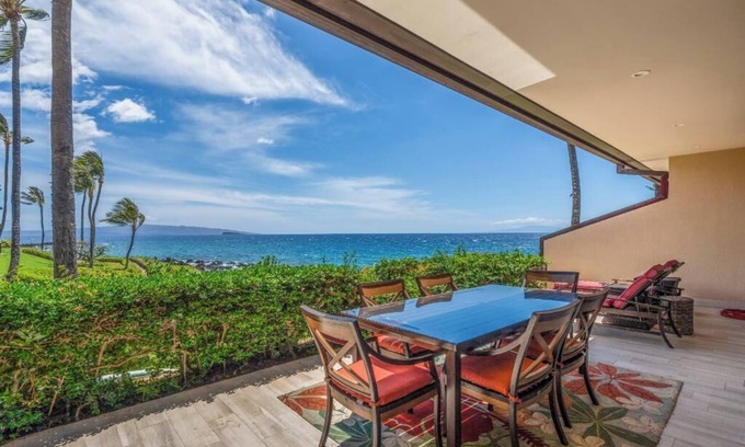 Wailea Condo | Captivating Oceanfront Ground-Floor Gem - Makena Surf G-101 - Gorgeous Views!