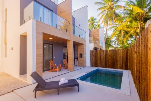 Olivenca Villa | Casa com piscina, pé na areia a 10 mts do mar