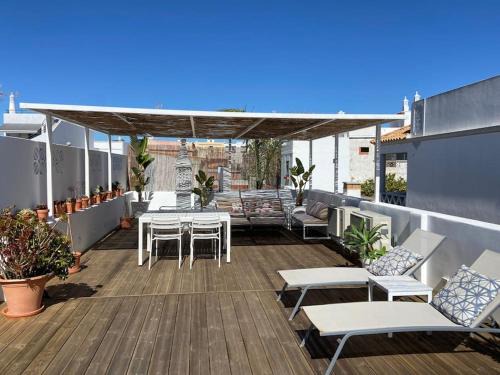 Olhao House | CasaWolhão LIBERDADE maison de pêcheur avec toit-terrasse