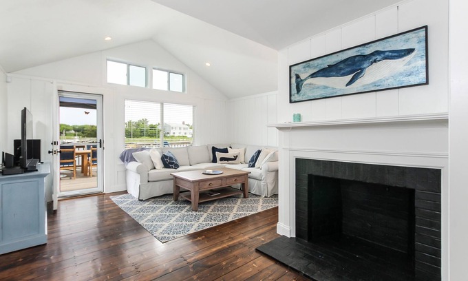 Centerville Cottage | CENTERVILLE RIVER WATERFRONT! DOCK AND DIRECT LONG BEACH ACCESS! Pet Friendly.