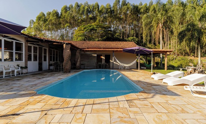 Igarata House | Chácara ótima localização, piscina e churrasqueira