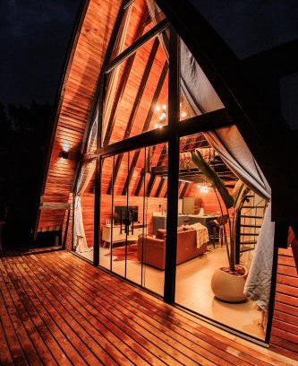 Imarui Ski Chalet | Chalé com hidro e vista!