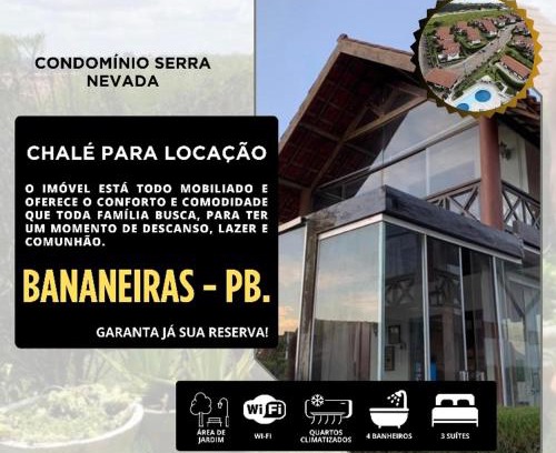 Bananeiras Ski Chalet | Chalé Nevada 310