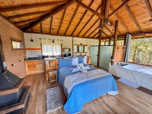 Goncalves Ski Chalet | Chalé Valle dos sonhos romântico privativo com hidromassagem e lareira