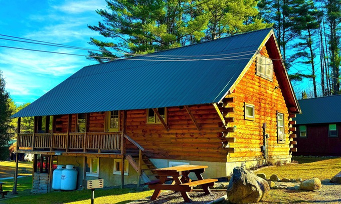 Chestertown House | Chalet Cabin, Pool, AC, Spacious Cabin, Loon Lake, Gore Mountain