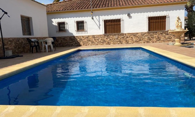 Las Herrerias House | Chalet con piscina privada de 4 dormitorios Las Herrerias -cerca de Vera Playa-