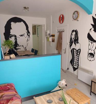 Binic Apartment | Charmant logement moderne 2 couchages dans station