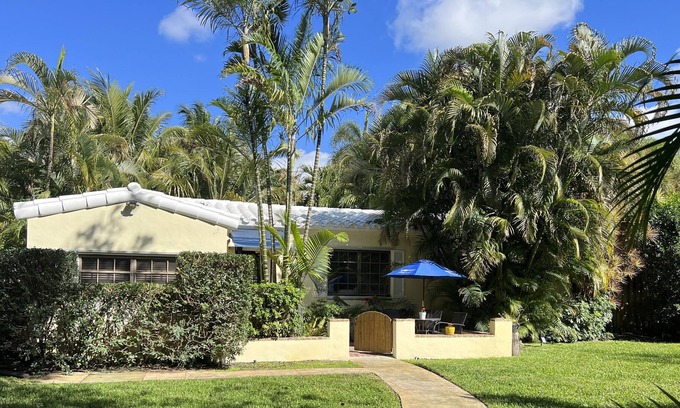 Biscayne Park House | Charming and unique Home w/tropical & hidden private yard!