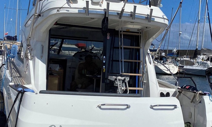 Puerto Calero Boat Rental | Charming Yacht in Puerto Calero. Lanzarote.