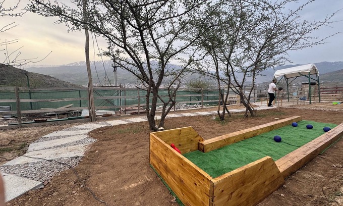 Uzbekistan Cabin | Chorvoq View