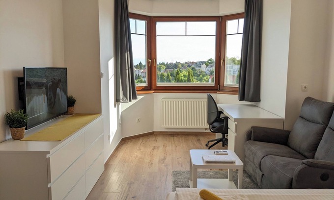 Old Town Apartment | ClearVueHome - Panoramic 43 m2 Studio Bratislava Slavin