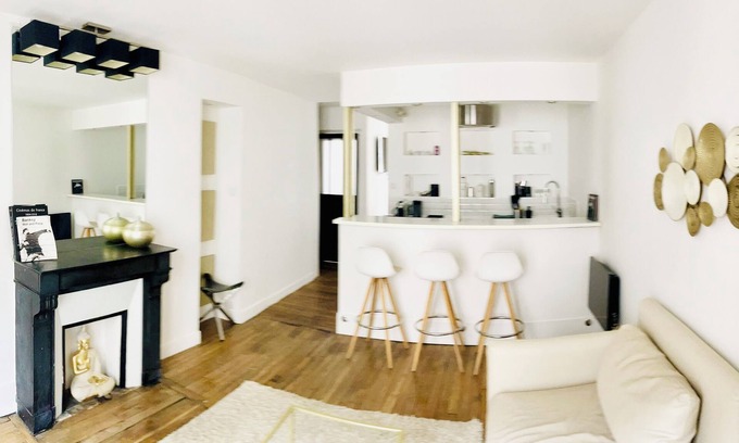 Quartier de la Goutte-d'Or Apartment | Comfort 2P Paris Barbès gare du Nord