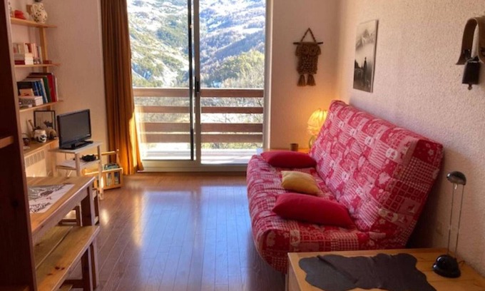 Le Sauze Apartment | Comfortable studio in Sauze, 28m², near slopes
