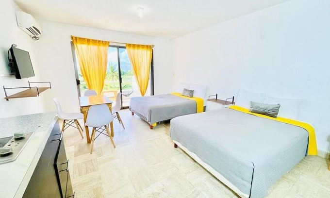 Zona Hotelera Apartment | Confortable Apartment 1 bedroom for 6,HotelZone 3 -Gre321-