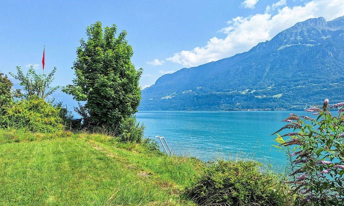 Niederried bei Interlaken House | Cosy apartment in villa for 8 people with WIFI, TV, balcony and panoramic view