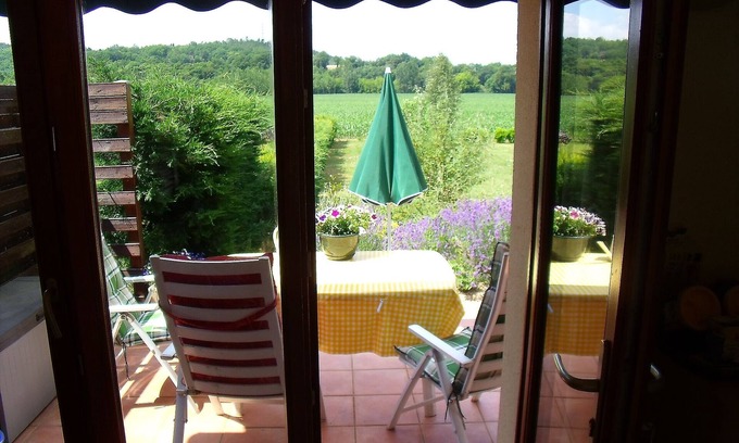 La Fagette House | Cottage is within walking distance of Le Bugue, view over fields,pets welcome,wifi