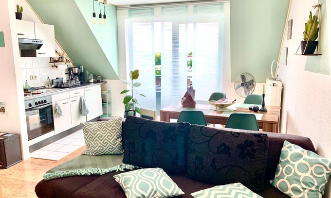 Cottbus Apartment | Cottbus-Apartments - Green Apartment I privat I Wifi I Küche I Balkon
