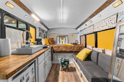 Stanton House | Covered Bridge Tiny Home Bus On The Water In Rrg