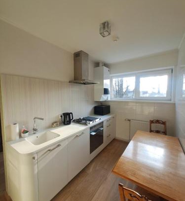 Jurmala Apartment | Cozy apartment - 100m beach, AC, workstation, balcony, backyard, self check-in, yoga mat