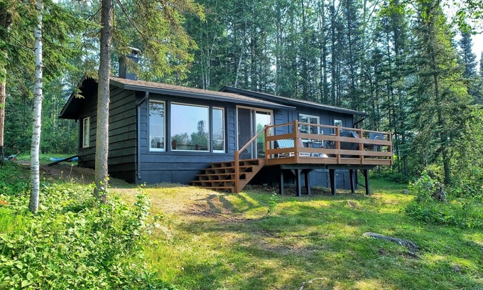 Grand Marais Cabin | Cozy Cabin In The Bay On Devil Track Lake with nearly 100' of Shoreline