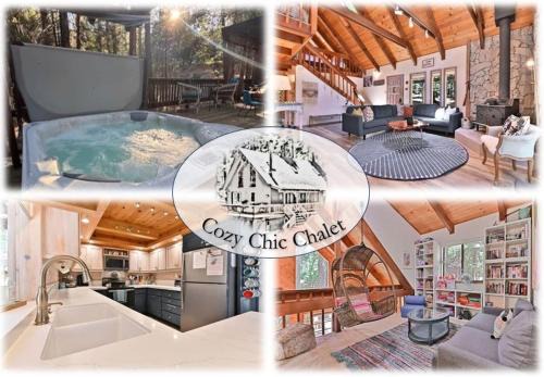 Arnold Ski Chalet | Cozy Chic Chalet - Enchanting & Fun Family Retreat - Hot Tub & Fire Pit - Dog Friendly