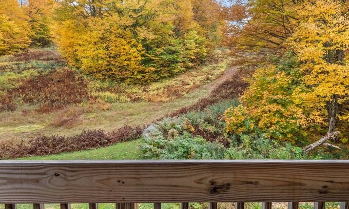Bolton Valley Condo | Cozy condo w/patio & mountain views