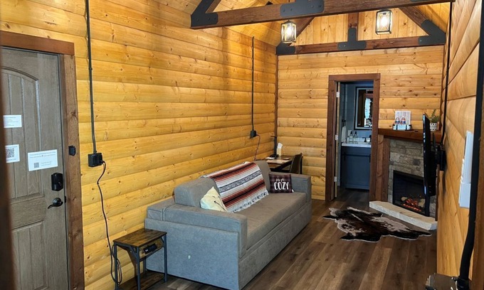 Sabetha Apartment | Cozy Loft Cabin Themed Suite - Downtown Sabetha - Rustic Charm w/Modern Comfort