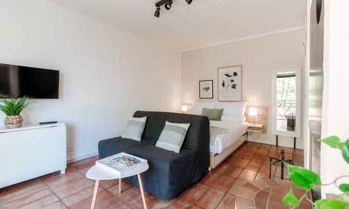 Capriasca Apartment | Cozy studio apartment in Sureggio Village with shared pool (SUREGGIO 2)