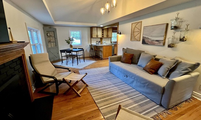 Alden Cottage | Cute Cottage Steps from the shores of Torch Lake-- the perfect family getaway