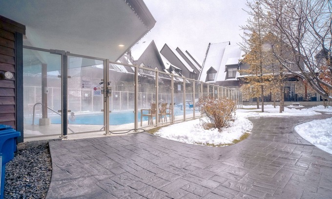 Canmore Ski Chalet | Delightful Chalet Heated Pool Hot Tub Private Entry