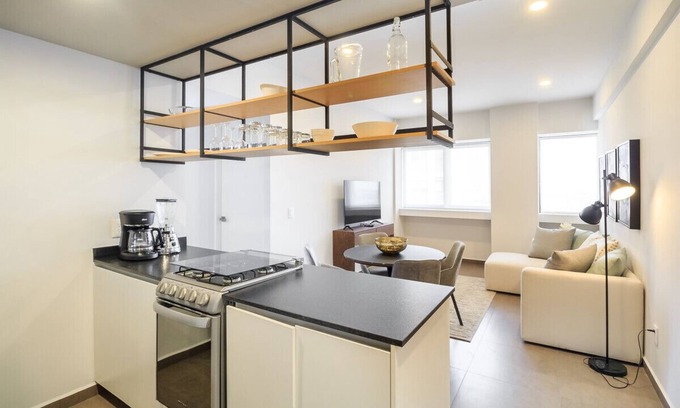 Guadalajara Apartment | Departamento doble en Coordenada Lafayette|2bd| by Tribu