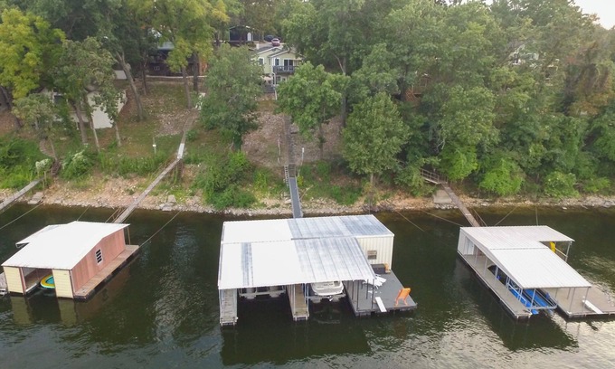 Eucha House | Dock + Views: Scenic Group Retreat on Grand Lake!