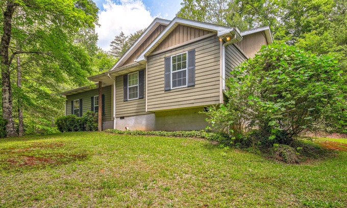 Clayton Cottage | Dog-friendly cottage with deck, grill, fireplace, and washer/dryer