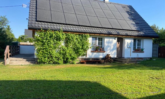 Lniano Ski Chalet | Domek nad jeziorem Bory Tucholskie las jeziora wakacje weekend Błądzim