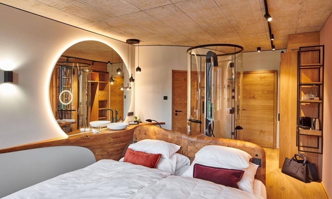 Unterammergau House | Double room comfort "Mountain view" - Boutique Hotel Lartor